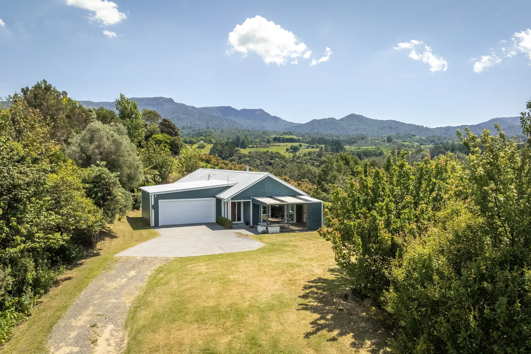 Rural property at golden hour, 470 Wright Road